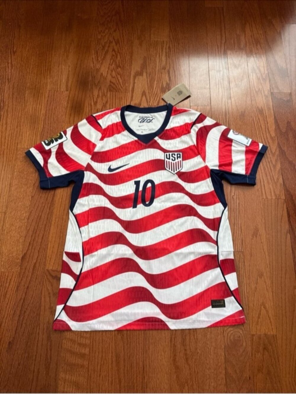 USA Home Soccer Jersey Pulisic #10 World Cup 2026